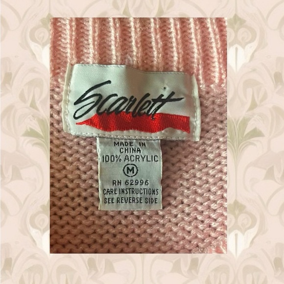 90's Pop Romance Bubblegum Pink Sweater Dress - Picture 3 of 3